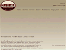 Tablet Screenshot of nrockconstruction.com